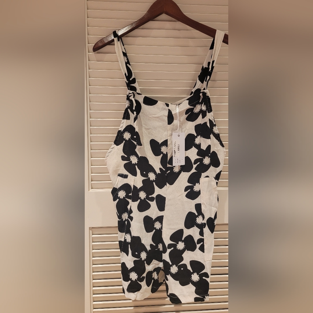 Ava Sky Overall Aria Short Ivory Zinnia S
